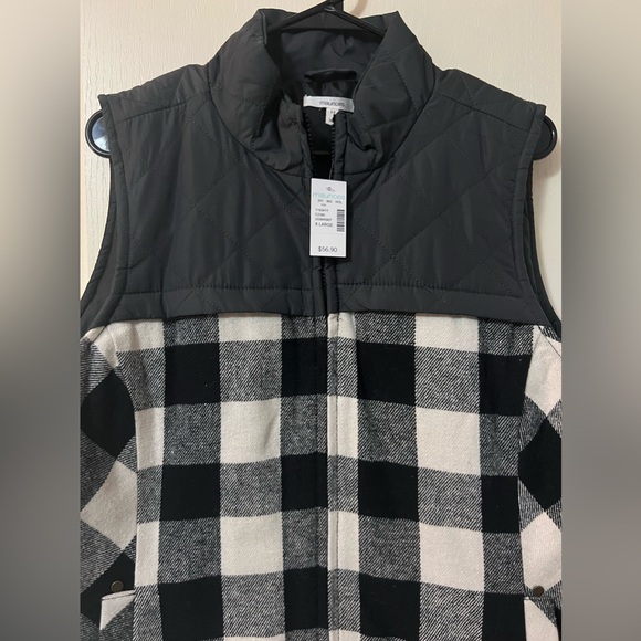 MAURICES | NWT Checkered Vest size XL - Picture 2 of 3